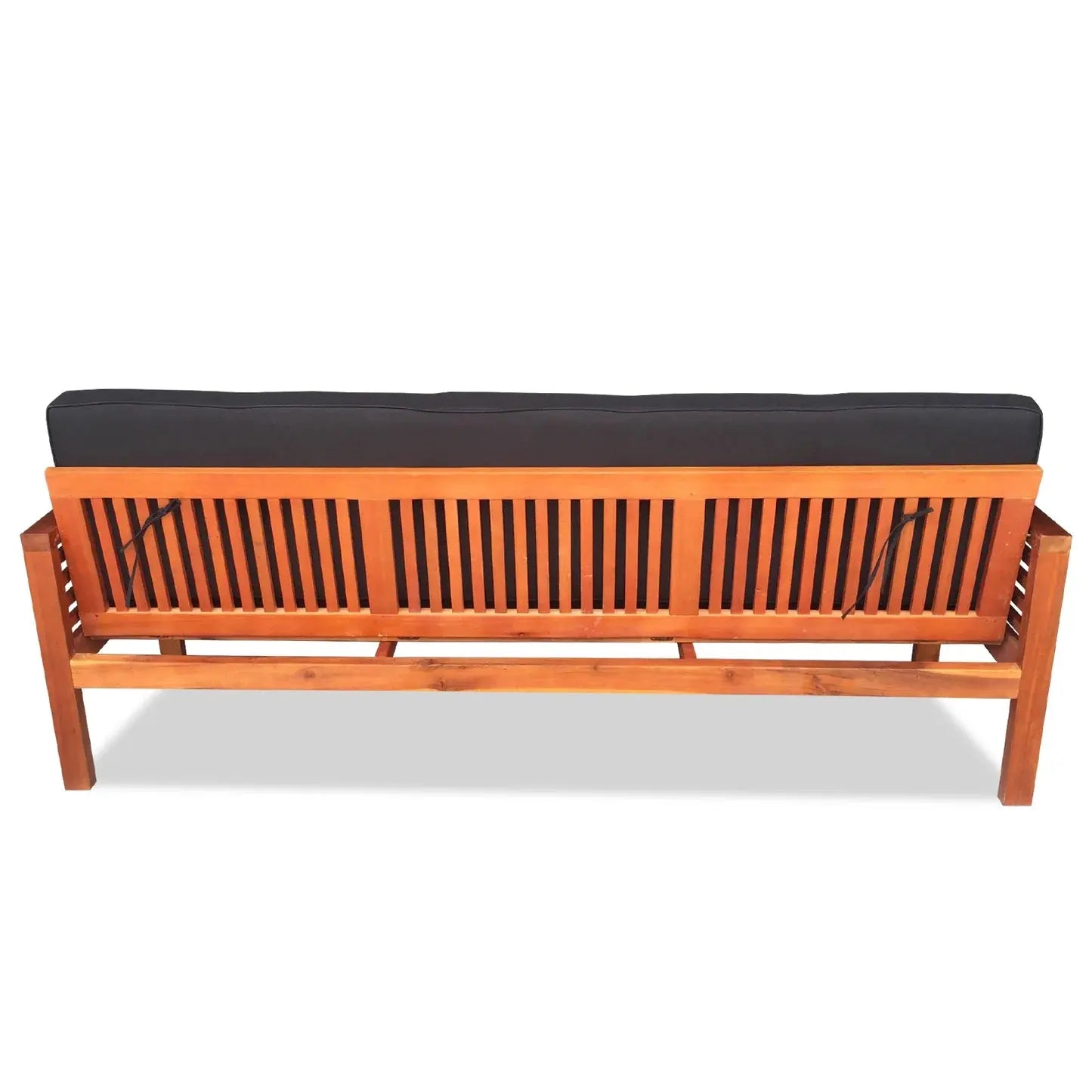 Luxo Meves Hardwood Outdoor Daybed Sofa & Cushion in Black Australia Beyond Living