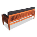 Luxo Meves Hardwood Outdoor Daybed Sofa & Cushion in Black Australia Beyond Living