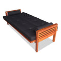 Luxo Meves Hardwood Outdoor Daybed Sofa & Cushion in Black Australia Beyond Living