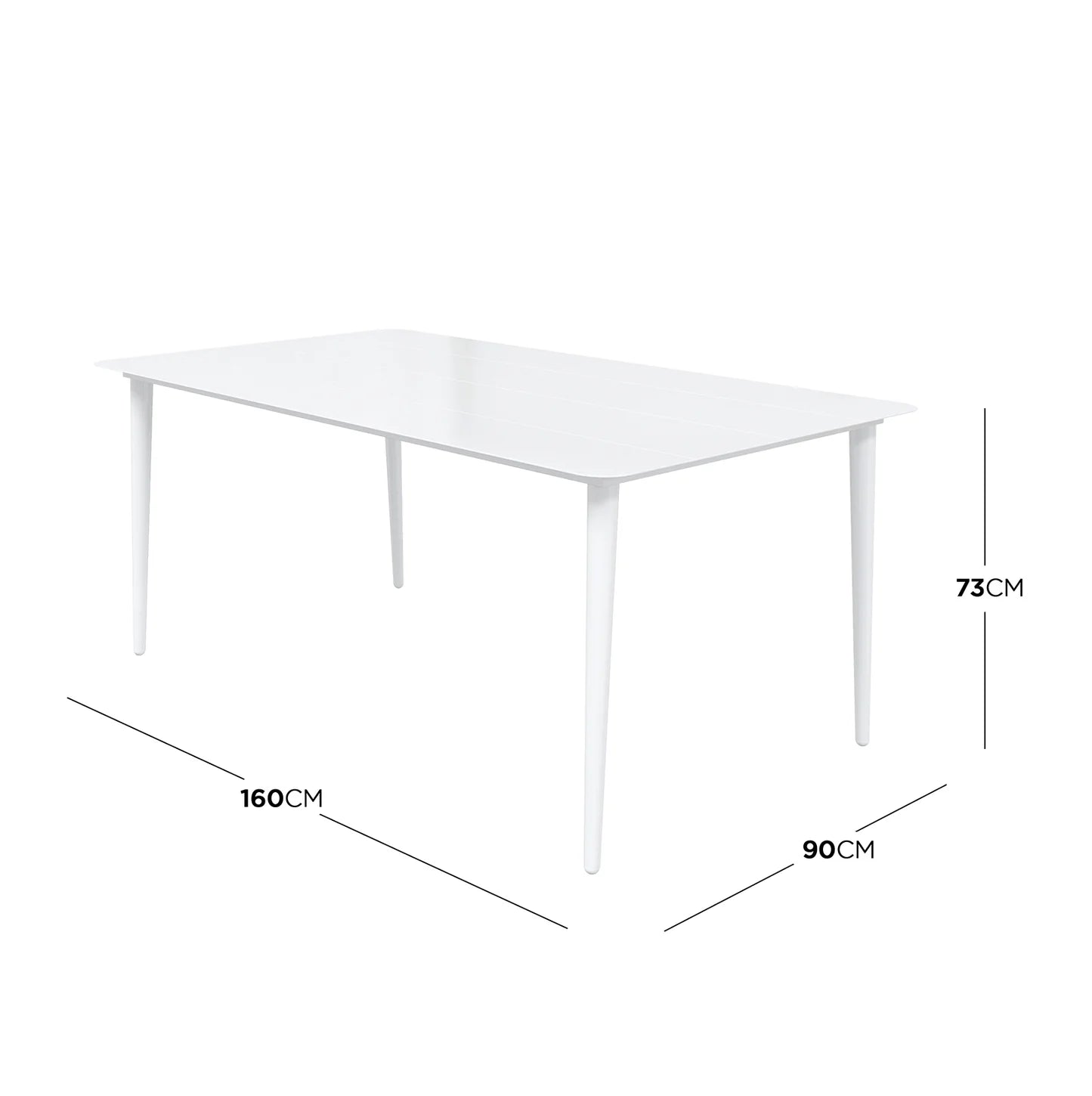 6 Seater Aluminium Outdoor Dining Set – Natural Patio Table Set Beyond Living