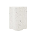 Outdoor Concrete Side Table – Curved Patio Table Beyond Living