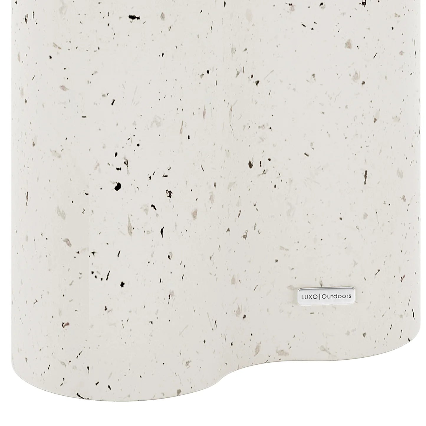 Outdoor Concrete Side Table – Curved Patio Table Beyond Living