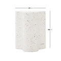 Outdoor Concrete Side Table – Curved Patio Table Beyond Living