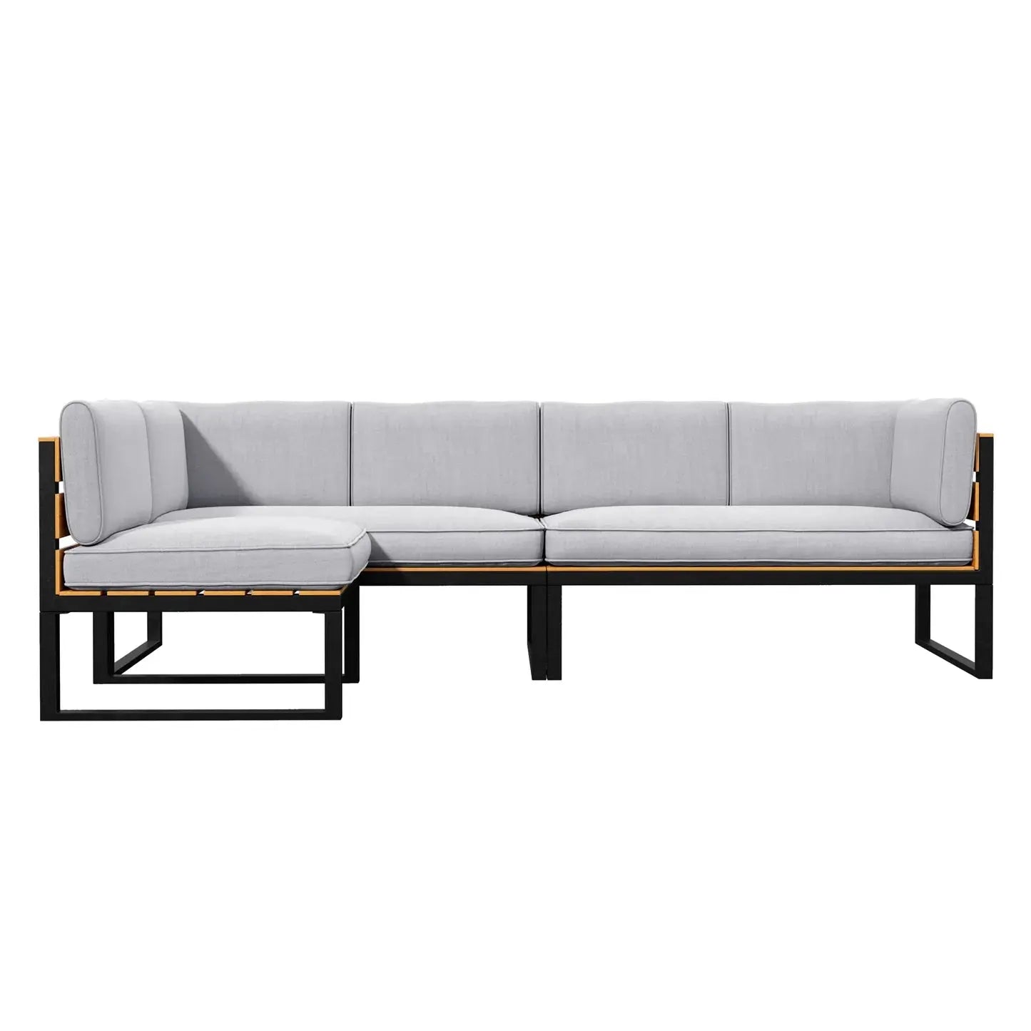 Panaluu 5 Seater Aluminium Corner Outdoor Lounge Set Australia Beyond Living