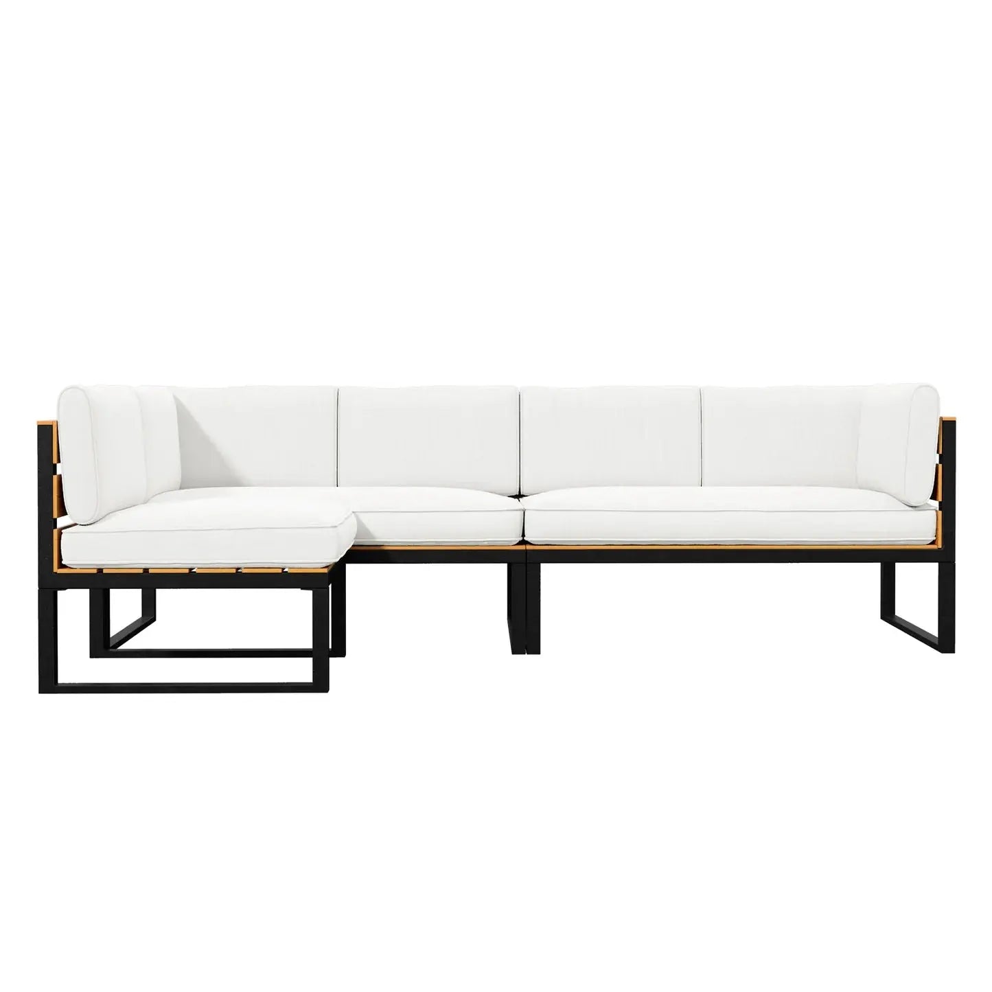 Panaluu 5 Seater Aluminium Corner Outdoor Lounge Set Australia Beyond Living