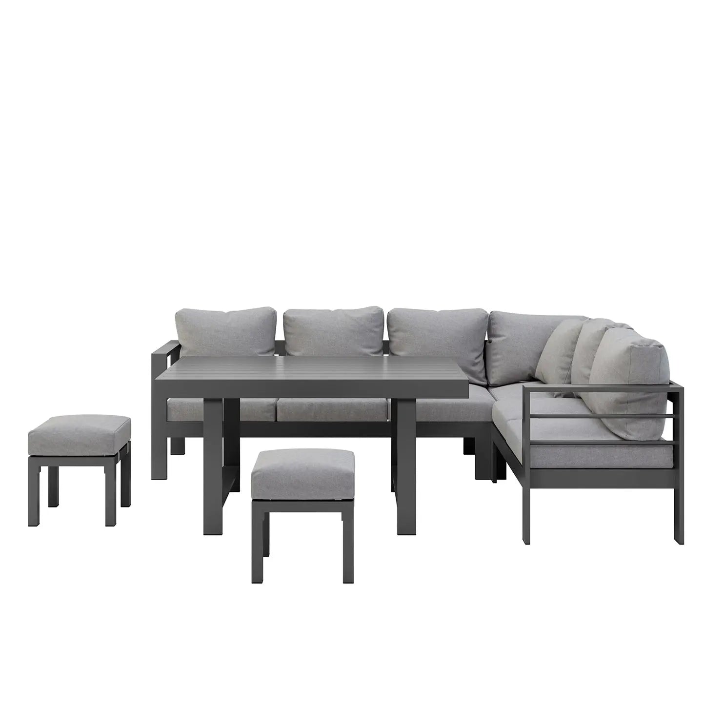 Portland Outdoor Corner Sofa Lounge with Foot Stools Australia Beyond Living