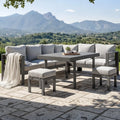Portland Outdoor Corner Sofa Lounge with Foot Stools Australia Beyond Living