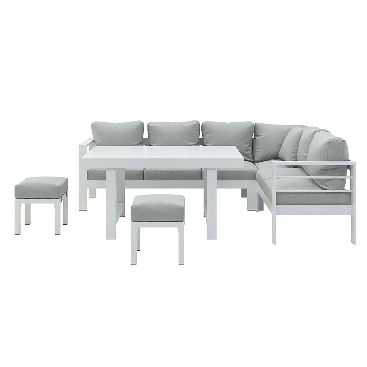 Portland Outdoor Corner Sofa Lounge with Foot Stools Australia Beyond Living