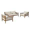 Savin 4 Seater Hardwood Outdoor Sofa Set Australia Beyond Living