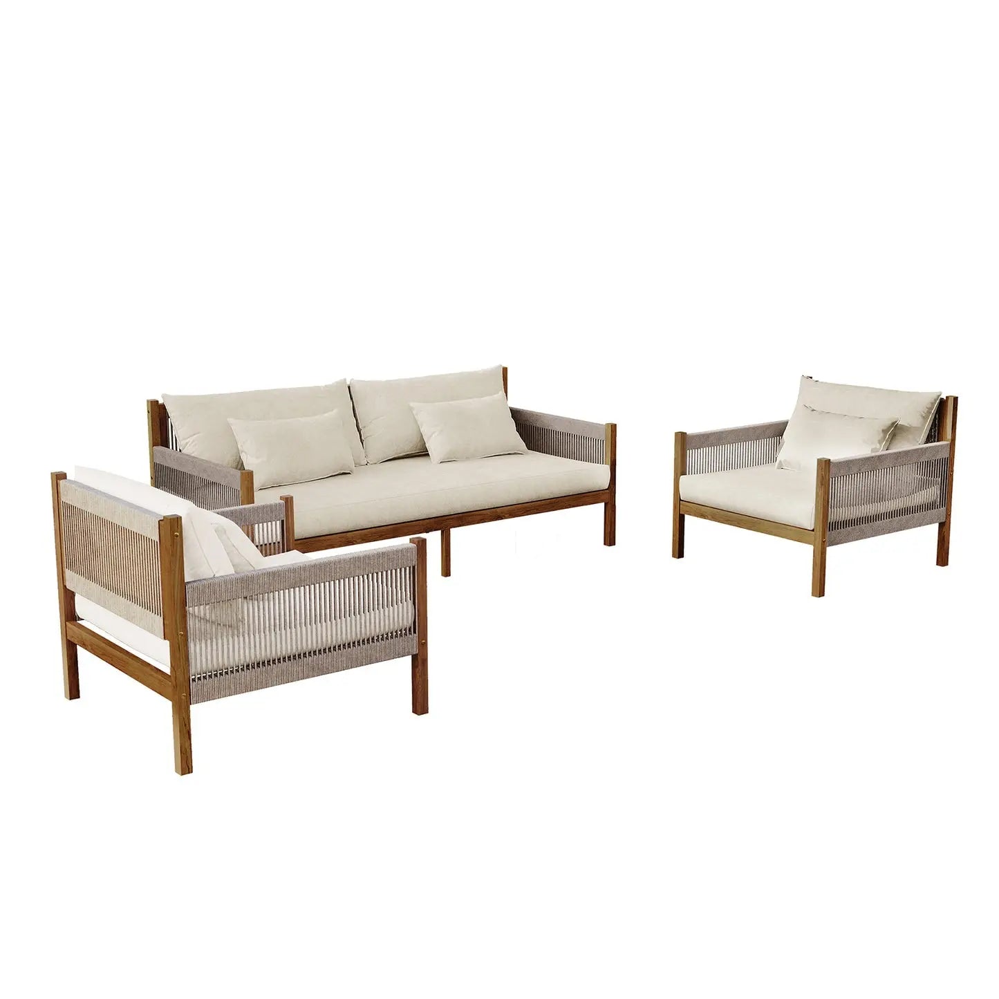 Savin 4 Seater Hardwood Outdoor Sofa Set Australia Beyond Living