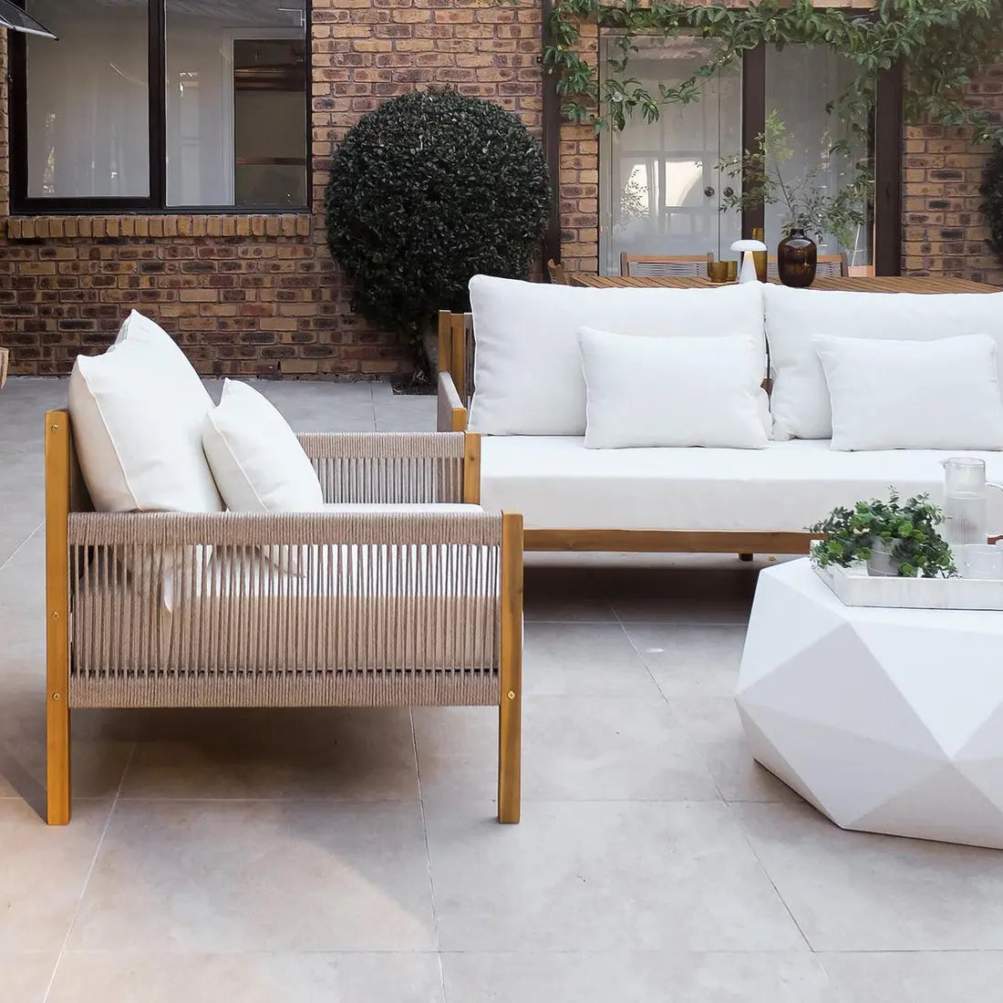 Savin 4 Seater Hardwood Outdoor Sofa Set Australia Beyond Living
