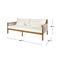 Savin 4 Seater Hardwood Outdoor Sofa Set Australia Beyond Living