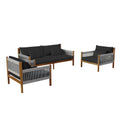 Savin 4 Seater Hardwood Outdoor Sofa Set Australia Beyond Living