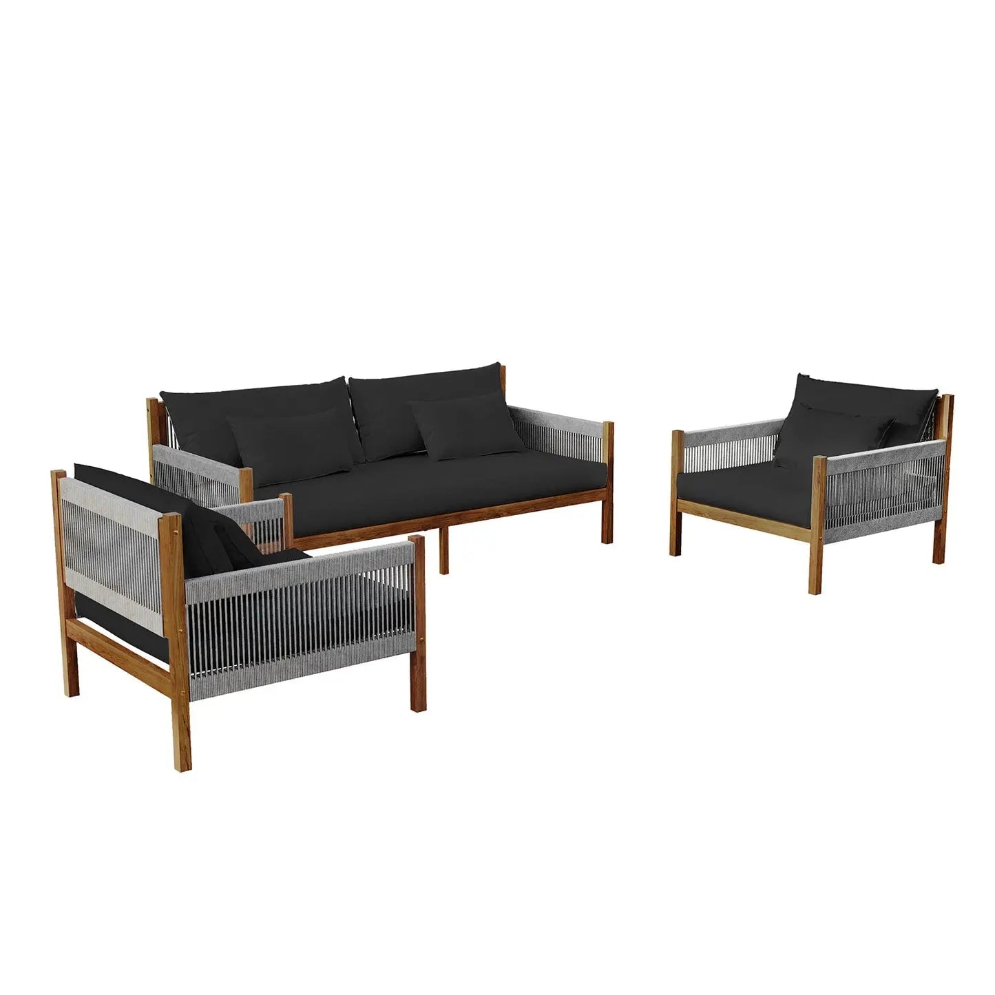 Savin 4 Seater Hardwood Outdoor Sofa Set Australia Beyond Living