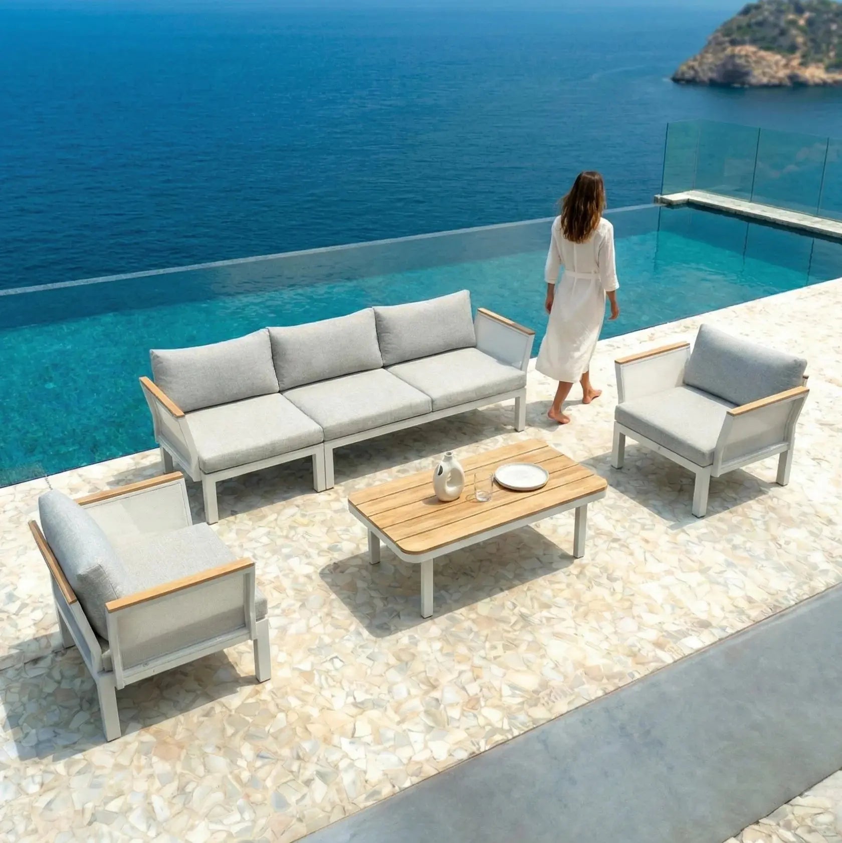 Sierra 5 Seater Outdoor Lounge Sofa Set Patio Furniture Australia Beyond Living