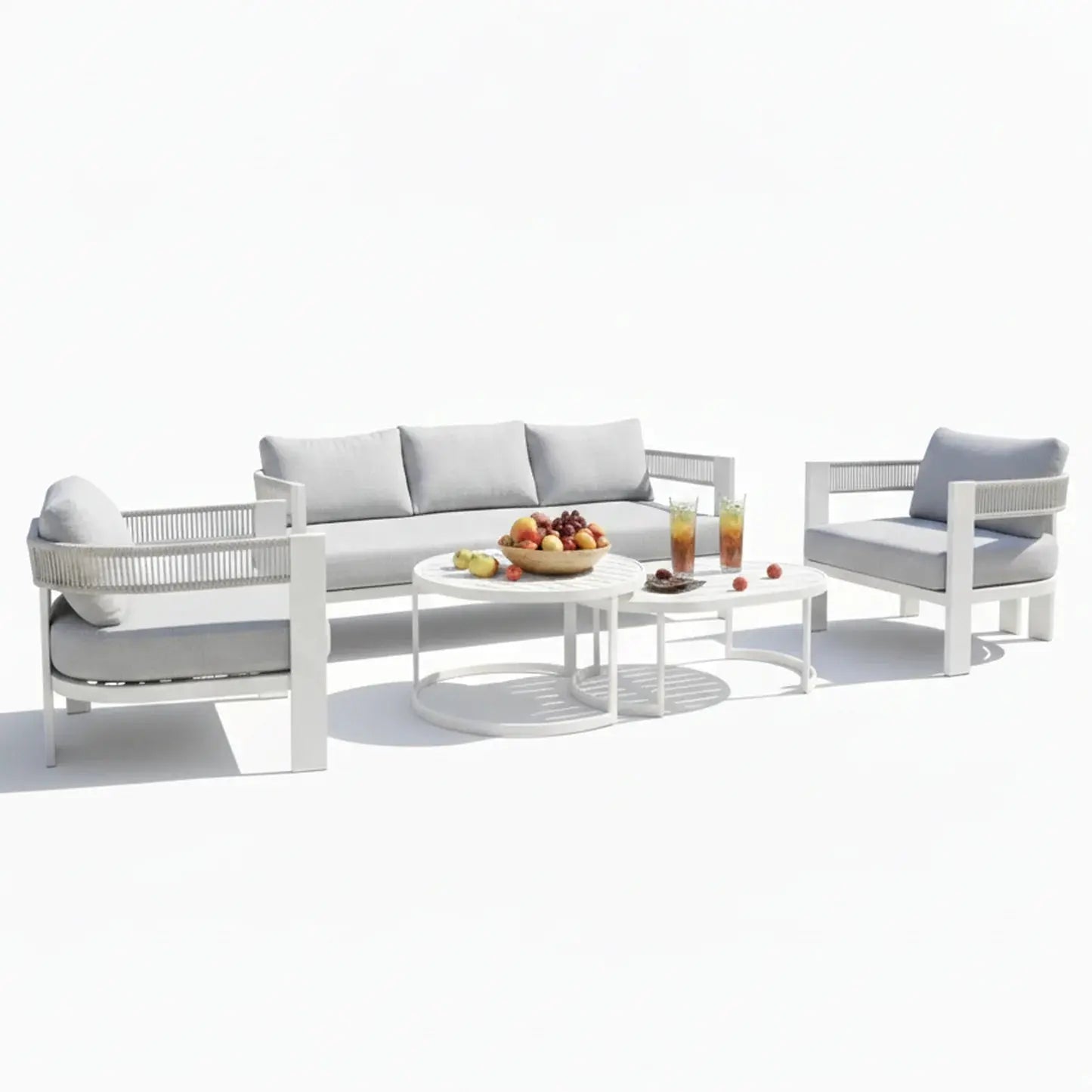 Sorrelle 5-Seater Curved Outdoor Sofa Set Australia Beyond Living