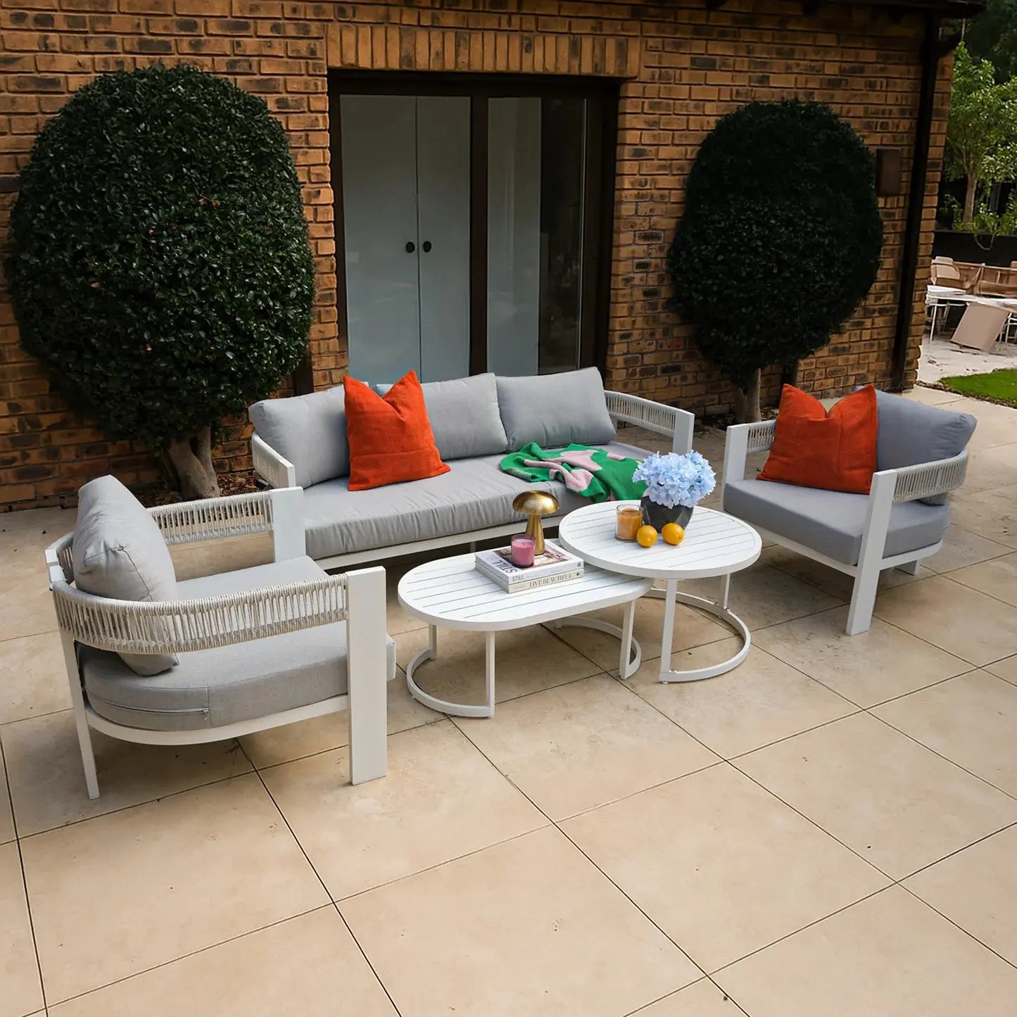 Sorrelle 5-Seater Curved Outdoor Sofa Set Australia Beyond Living