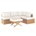 Tybee 4 Seater Rattan Outdoor Corner Sofa Set Beyond Living