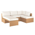 Tybee 4 Seater Rattan Outdoor Corner Sofa Set Beyond Living