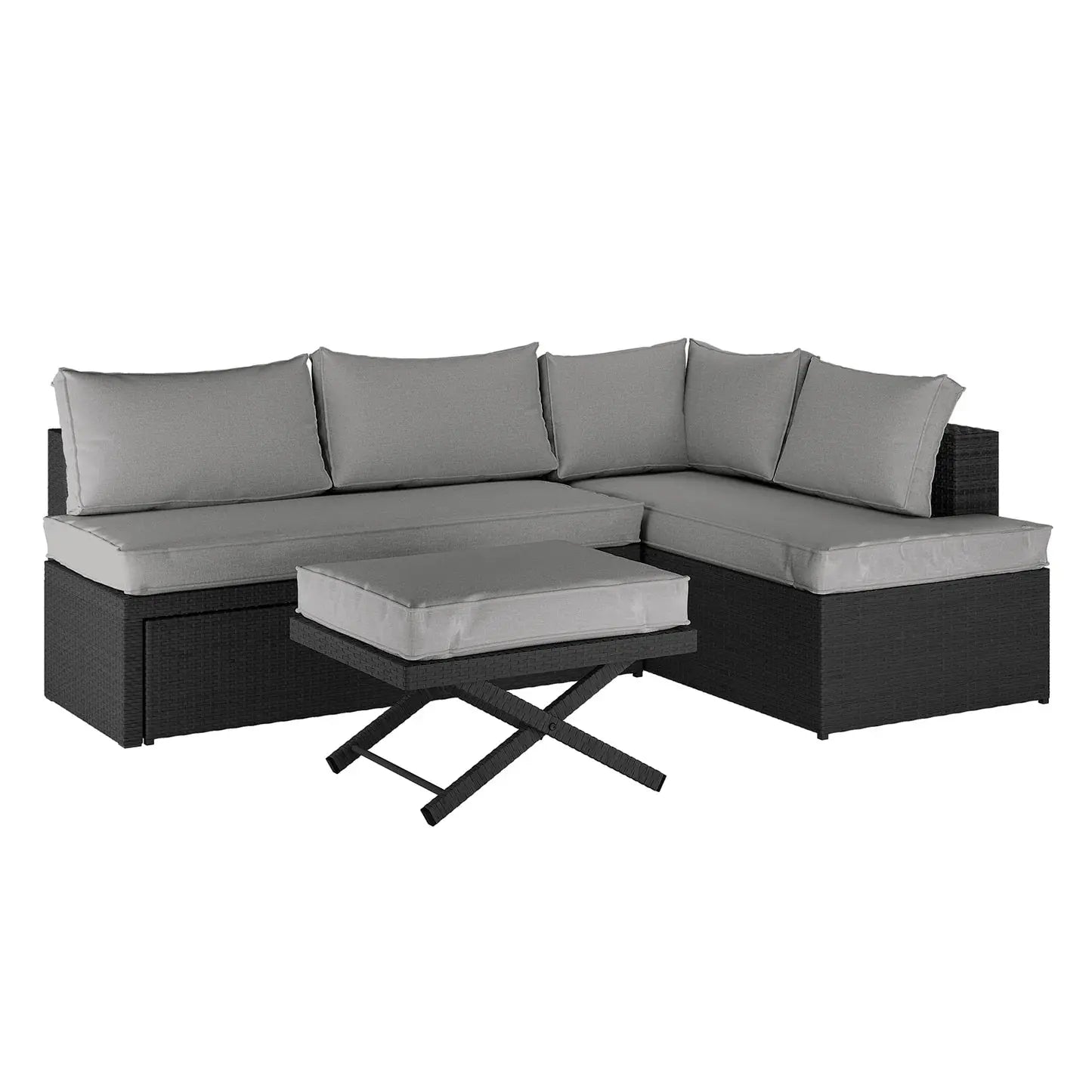 Tybee 4 Seater Rattan Outdoor Corner Sofa Set Beyond Living