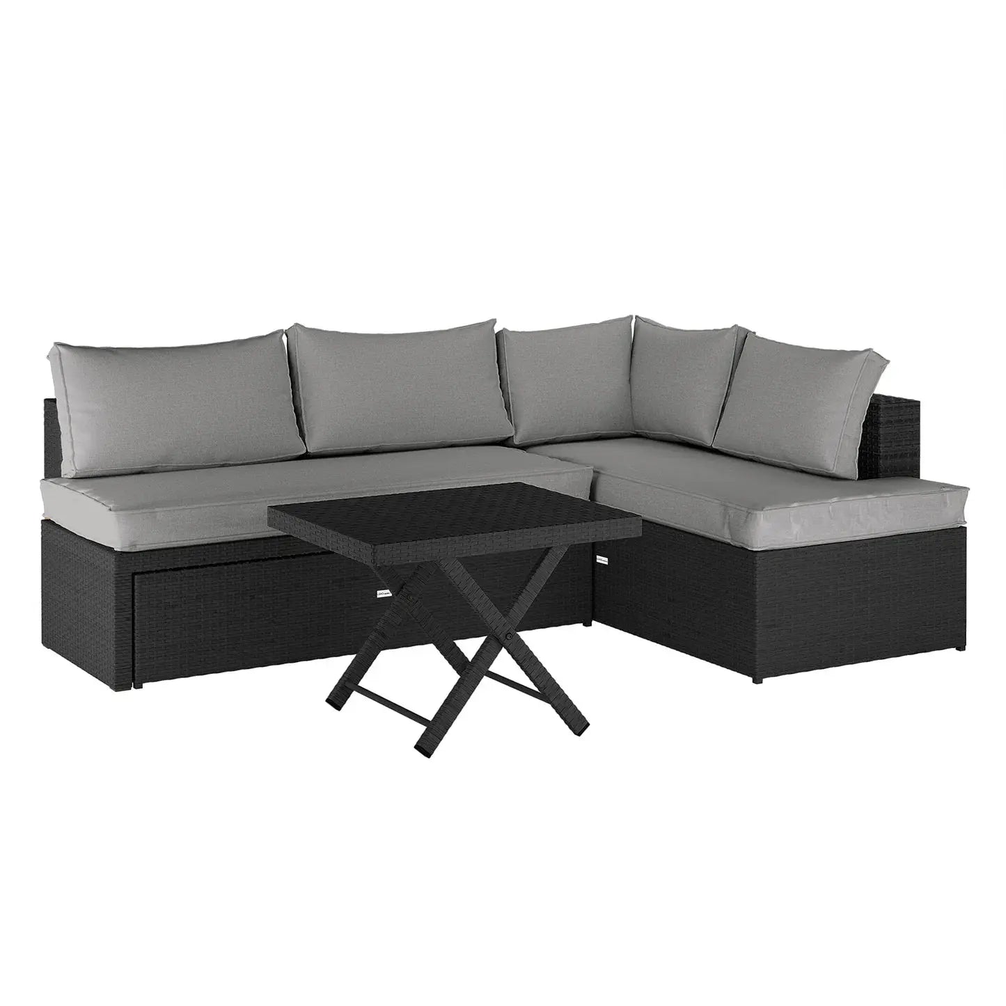 Tybee 4 Seater Rattan Outdoor Corner Sofa Set Beyond Living
