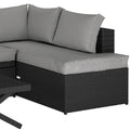 Tybee 4 Seater Rattan Outdoor Corner Sofa Set Beyond Living
