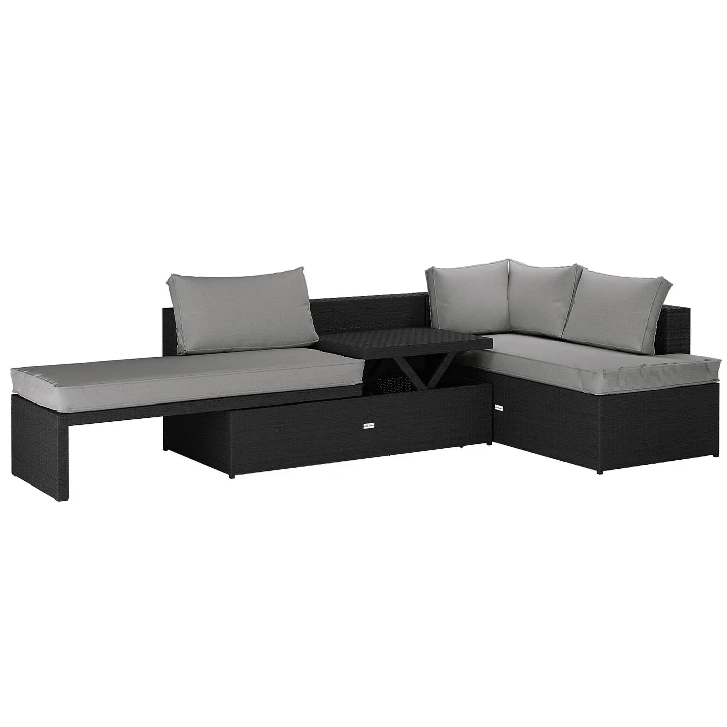 Tybee 4 Seater Rattan Outdoor Corner Sofa Set Beyond Living