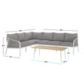 Vernon 6 Seater Rattan Outdoor Lounge Set Australia Beyond Living