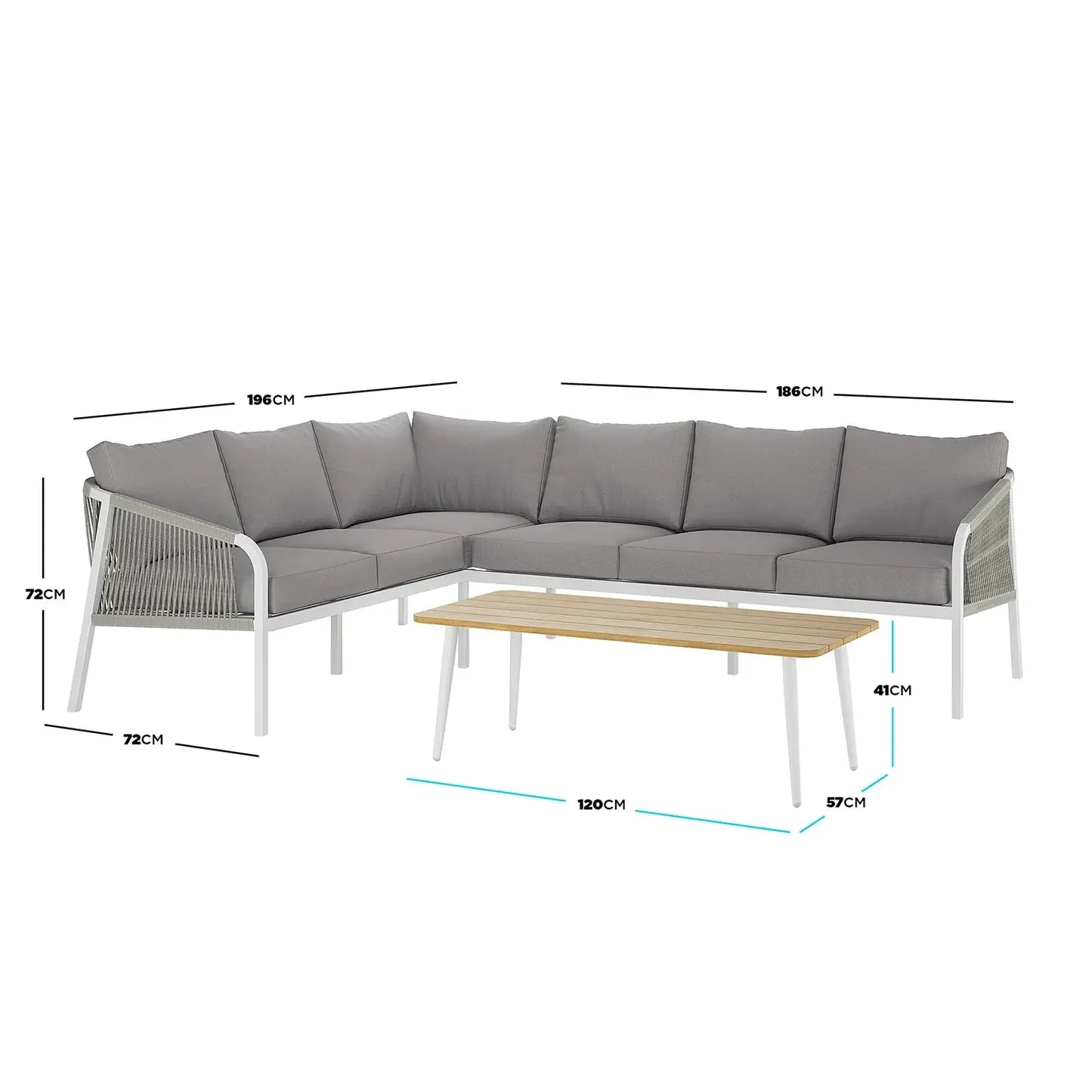 Vernon 6 Seater Rattan Outdoor Lounge Set Australia Beyond Living