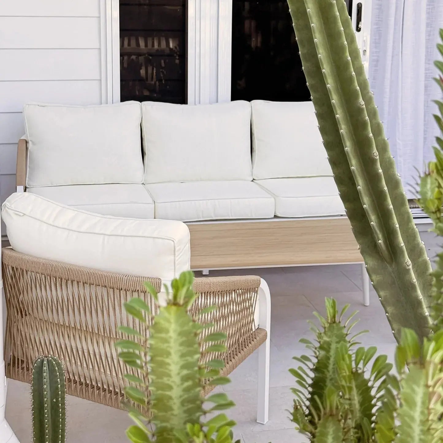 Vernon 5 Seater Aluminium Outdoor Sofa Set Australia Beyond Living