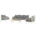 Vernon 5 Seater Aluminium Outdoor Sofa Set Australia Beyond Living