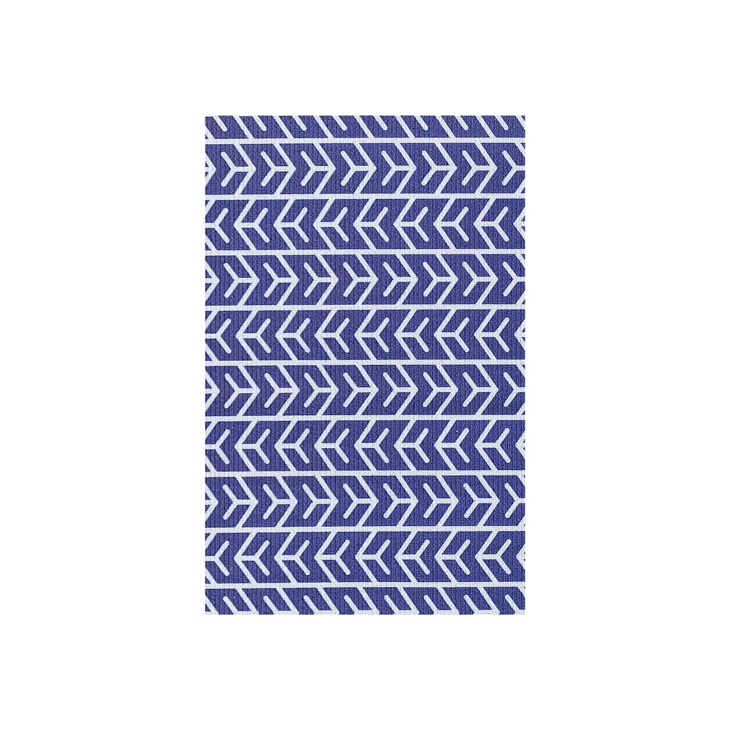 Carey 60x90cm Outdoor Doormat in White & Indigo Australia Beyond Living
