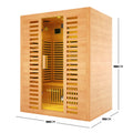 Harlow 3 Person Infrared Sauna Australia Indoor Beyond Living