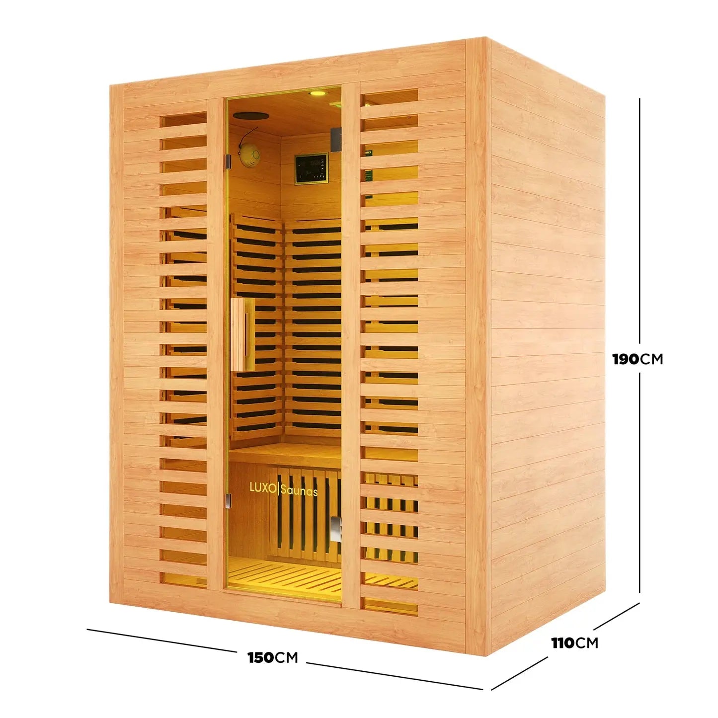 Harlow 3 Person Infrared Sauna Australia Indoor Beyond Living