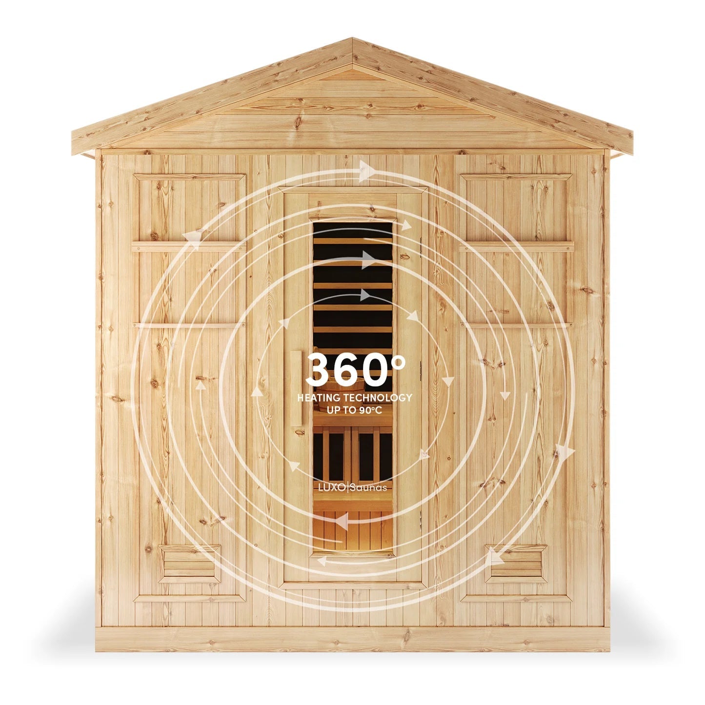 Kiima 6 Person Hybrid Infrared Outdoor Sauna Australia Beyond Living