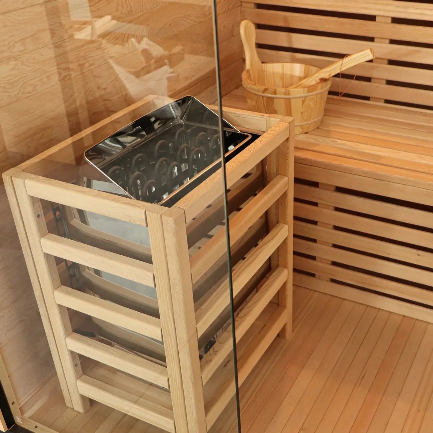 Kivi 4 Person Traditional Stove Finnish Indoor Home Sauna Beyond Living