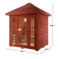 Kivi 4 Person Traditional Finnish Outdoor Home Sauna Beyond Living