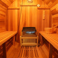 Luola 4 Person Red Cedar Outdoor Barrel Sauna Australia Beyond Living