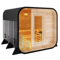 Medika 8 Person Traditional Finnish Outdoor Home Sauna Beyond Living