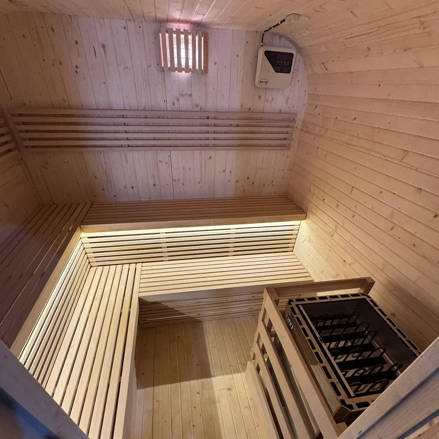 Medika 8 Person Traditional Finnish Outdoor Home Sauna Beyond Living