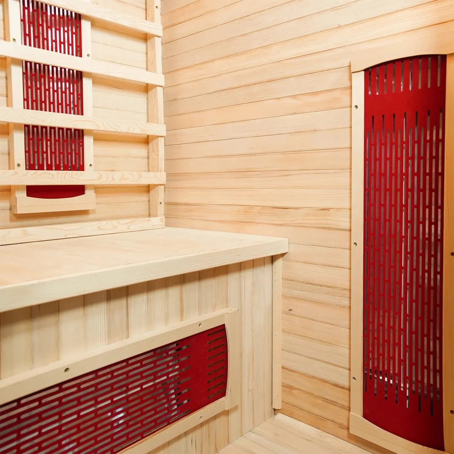 Taavi 2 Person Ceramic Infrared Indoor Home Sauna Beyond Living