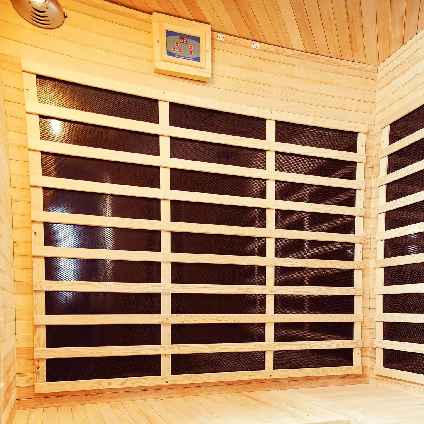 Taavi 4 Person Infrared Sauna Australia – Corner Carbon Fibre Far Infrared Beyond Living