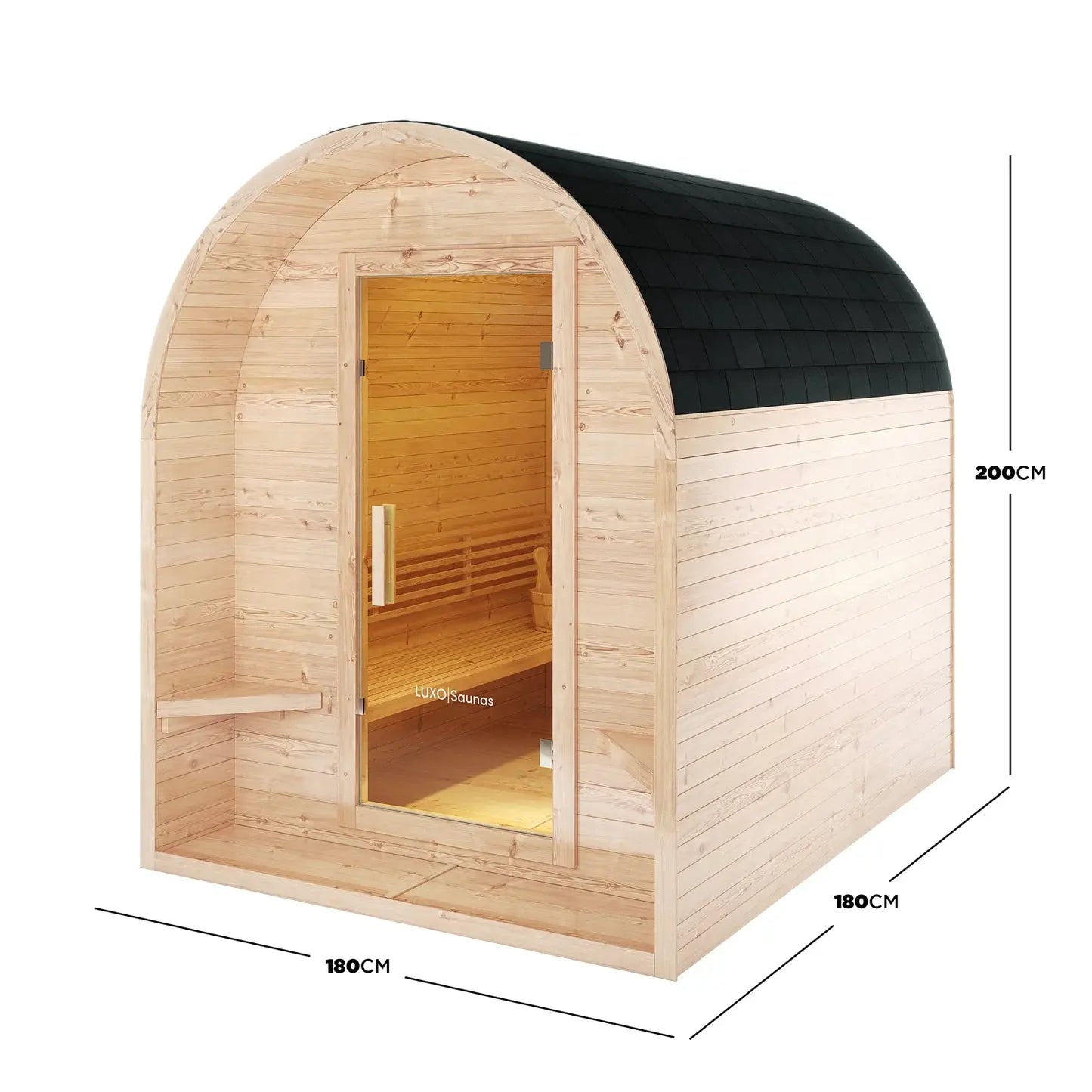 Tarni 4 Person Traditional Finnish Outdoor Sauna Beyond Living