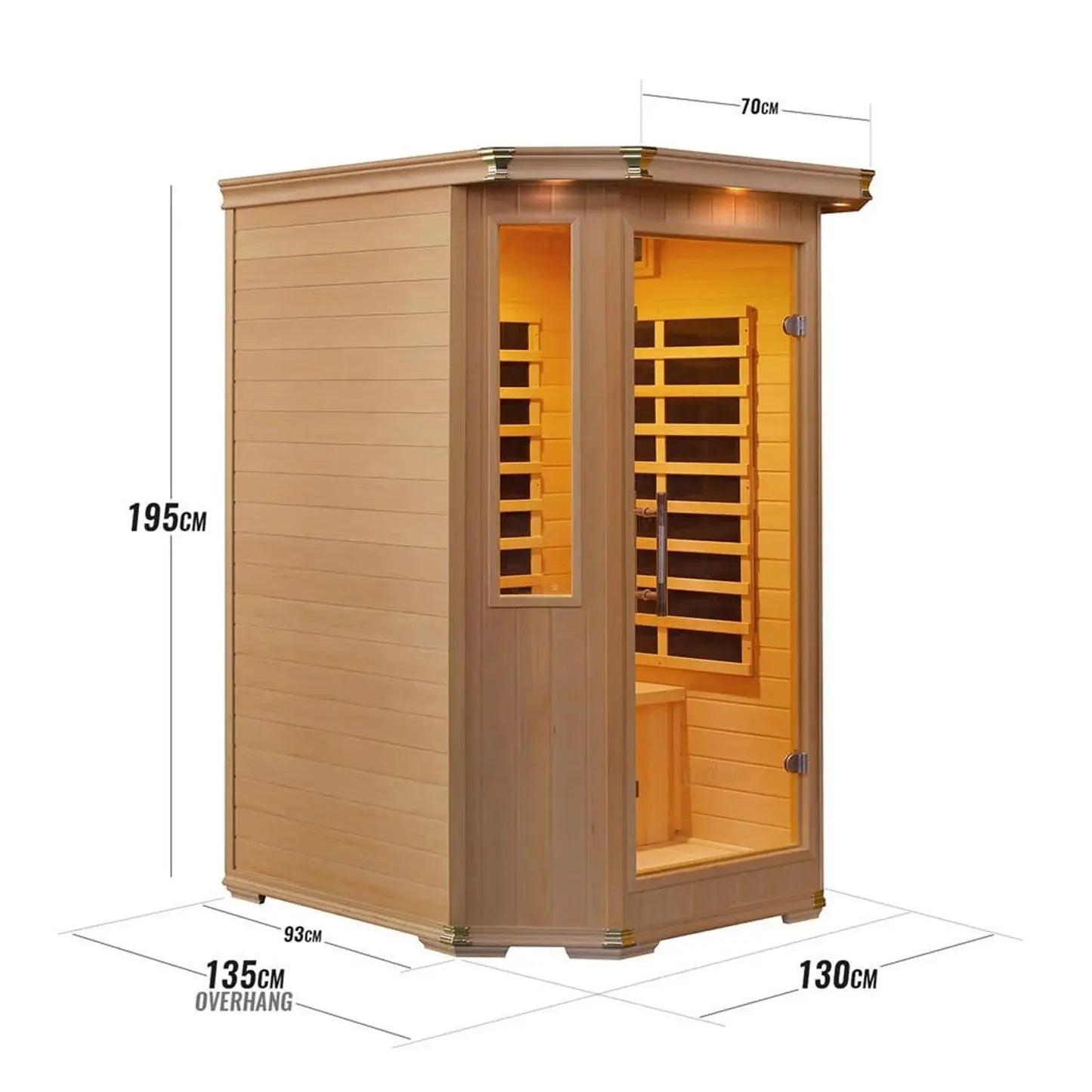 Tukeva 2 Person Infrared Sauna Australia Indoor Beyond Living