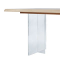 Statement floating dining table modern home