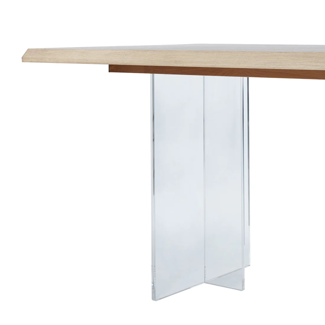 Statement floating dining table modern home