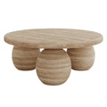 100cm Alessia Round Outdoor Concrete Coffee Table Australia Beyond Living