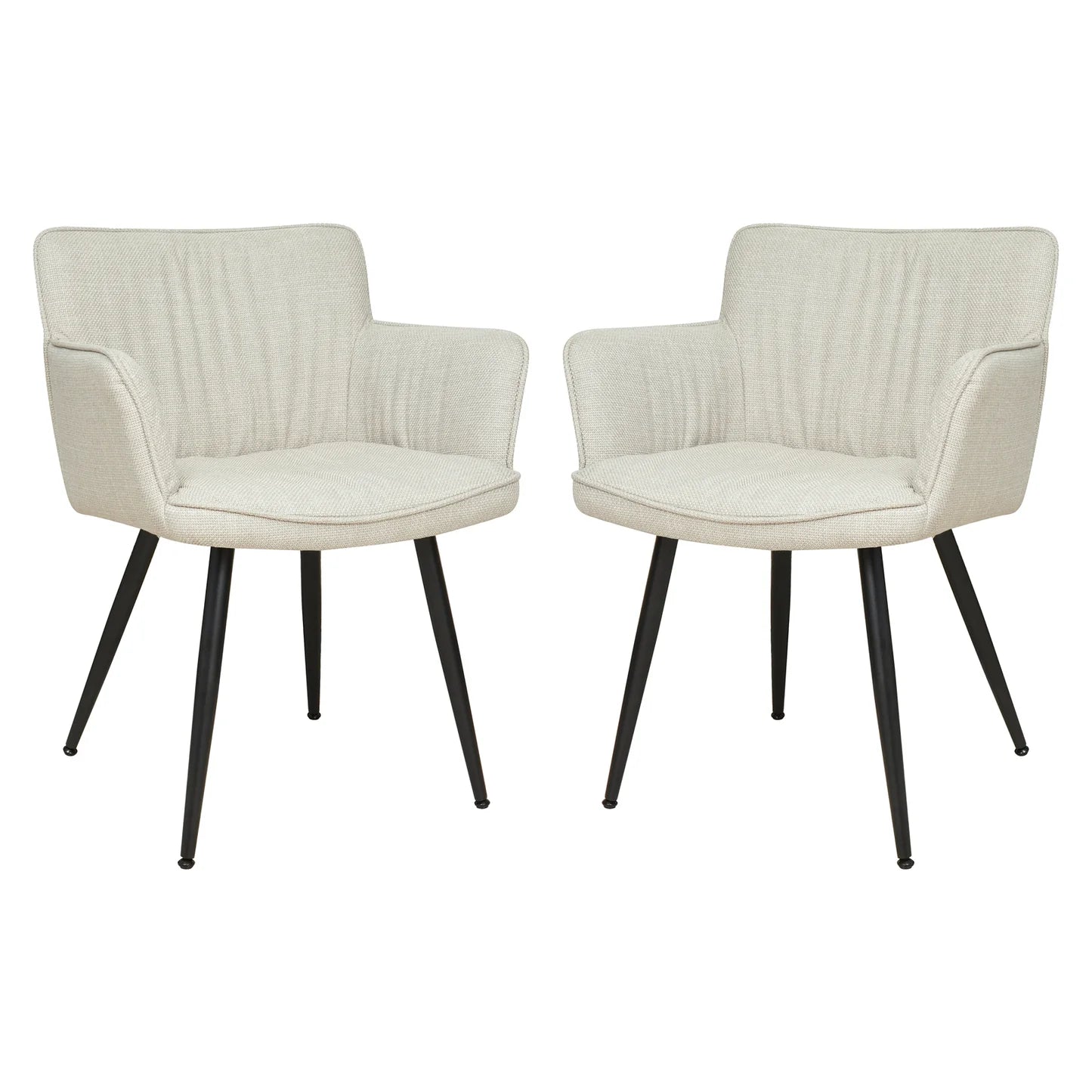 Anthony Linen Dining Chair with Arms Set Australia Beyond Living