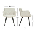 Anthony Linen Dining Chair with Arms Set Australia Beyond Living