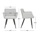 Anthony Linen Dining Chair with Arms Set Australia Beyond Living